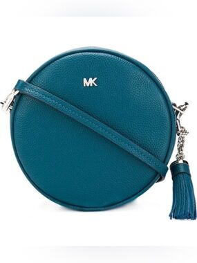 Michael Kors Deep Teal Round Crossbody Bag
